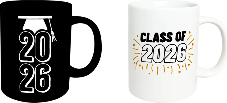 Graduation Printed Mug With Handle, 1-ct.