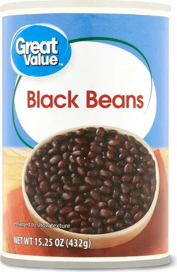 Great Value Black Beans, 15 oz