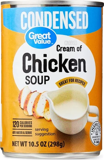 Great Value Cream Of Chicken Condensed Soup, 10.5 oz