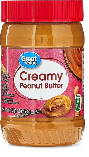 Great Value Creamy Peanut Butter 16oz