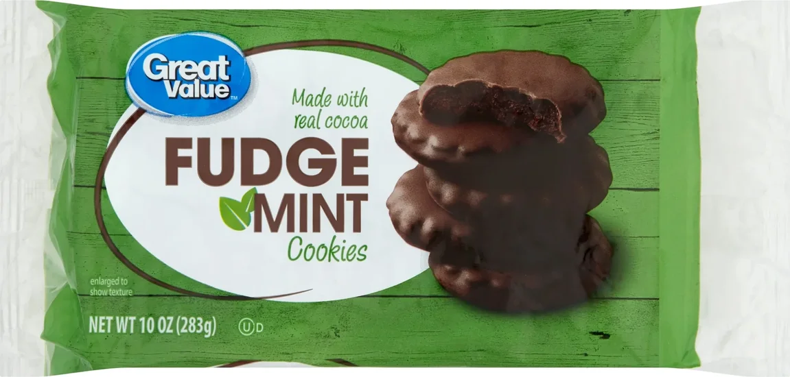 Great Value Fudge Mint Cookies