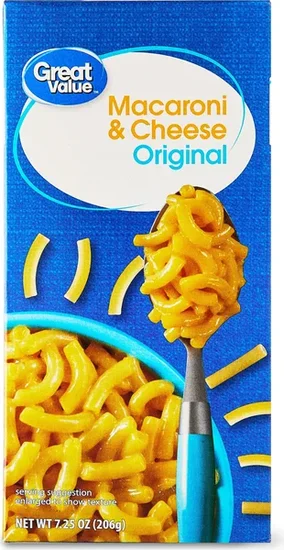 Great Value Original Macaroni & Cheese, 7.25 oz