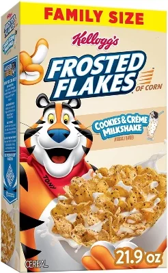 Kellogg's Frosted Flakes Cookies and Creme Breakfast Cereal - 21.9oz