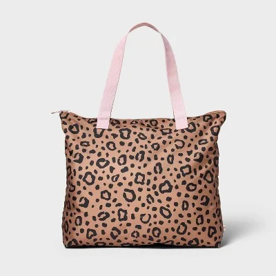 Kids' All Season 14.5" Tote Bag - Cat & Jack™ Leopard