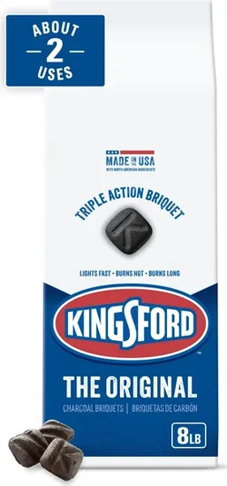 Kingsford Original Charcoal Briquettes, 8 lbs
