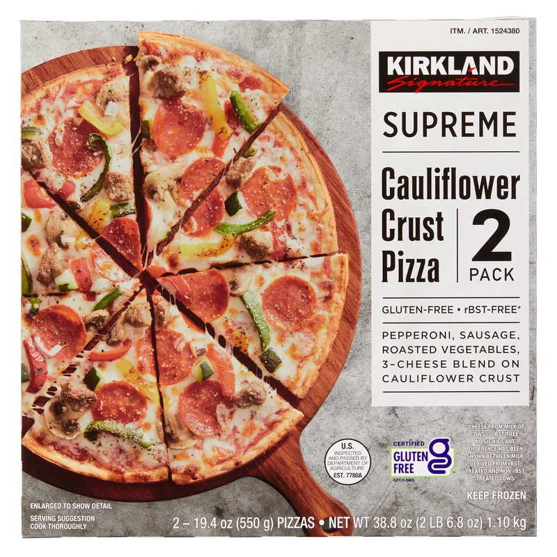 Kirkland Signature Cauliflower Crust Pizza