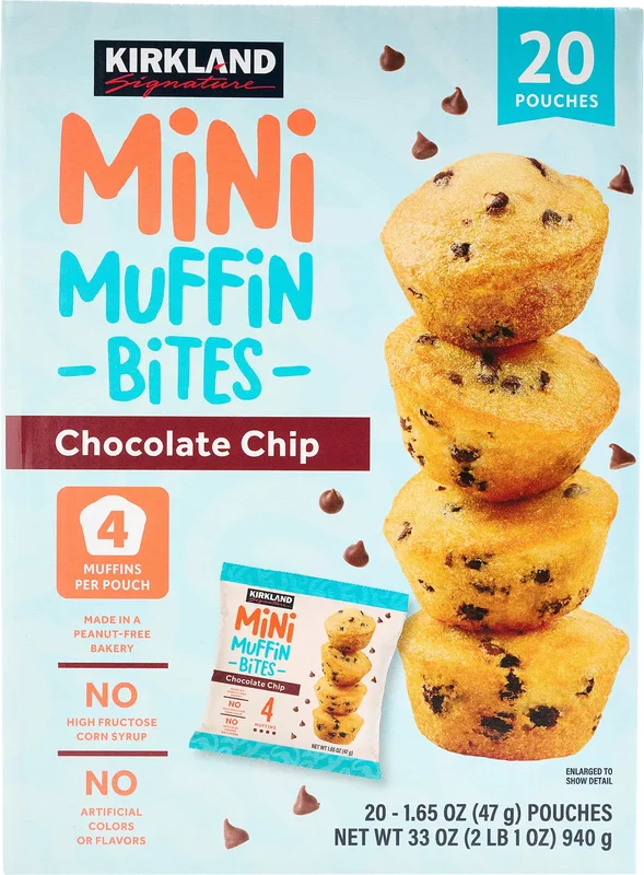 Kirkland Signature Chocolate Chip Mini Muffin Bites