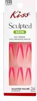 KISS Sculpted Neon Nails, 24 ct