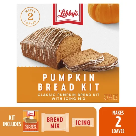 Libby's Classic Pumpkin Bread Kit with Icing
