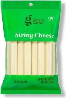 Low-Moisture Part-Skim Mozzarella String Cheese - 12oz/12ct - Good & Gather™