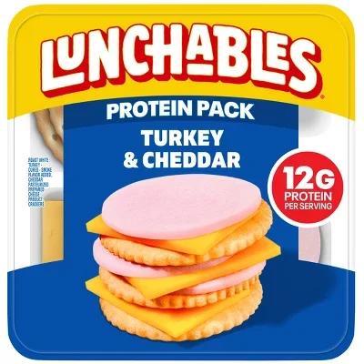 Lunchables Turkey & Cheddar Cheese with Crackers - 3.2oz
