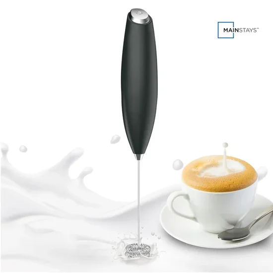 Mainstays Milk Frother, Battery-Powered Handheld Milk Frother Wand