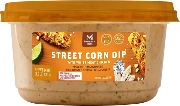 Member's Mark Street Corn Dip with White Meat Chicken