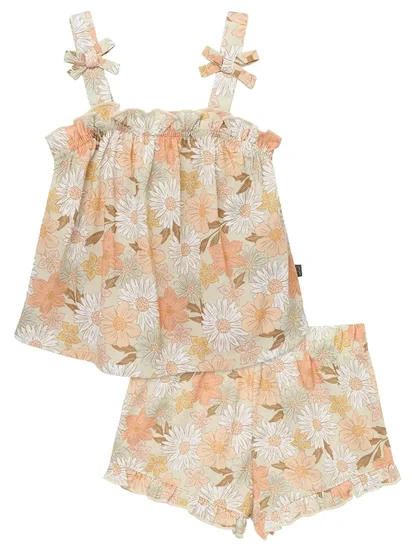 Modern Moments by Gerber Toddler Girl Pajama Set, 2-Piece, Sizes 12 Months - 5T
