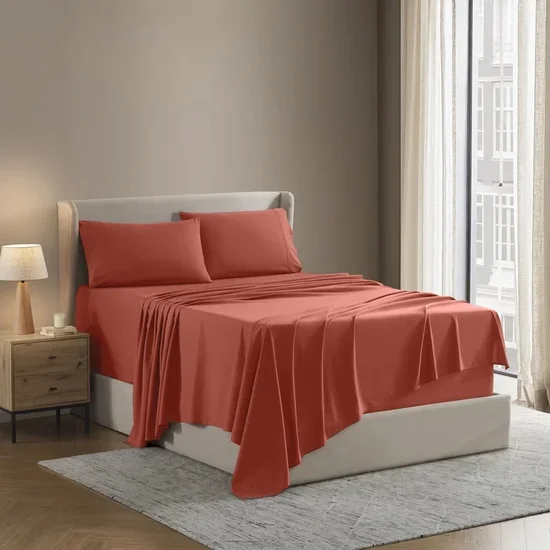 Nestl 1800 Series Deep Pocket 4-Piece Bed Sheets Set