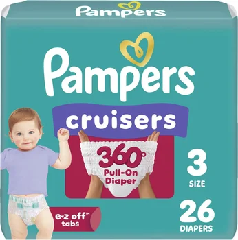 Pampers Cruisers 360 Pull-On Diapers, Size 3, 26 ct