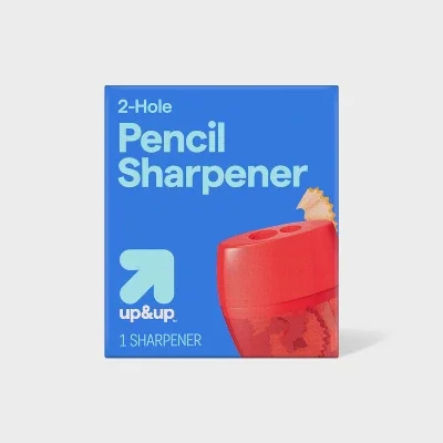 Pencil Sharpener 2 Hole 1ct - up&up™