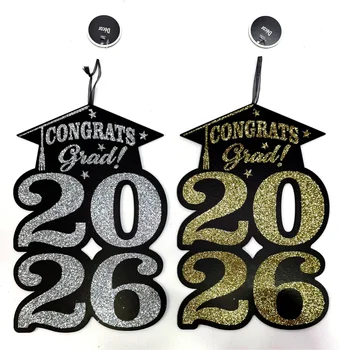 Seasonal Collection 2026 Graduation Wall Decor, Assorted Colors, 1-ct.