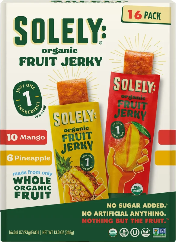 Solely Fruit Jerky Variety Pack