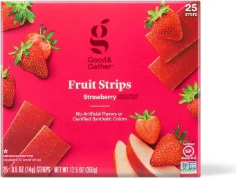 Strawberry Fruit Strips - 25ct/12.5oz - Good & Gather™