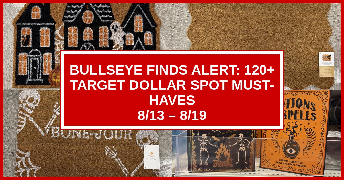 Bullseye Finds Alert: 120+ Target Dollar Spot Must-Haves (8/13 – 8/19)