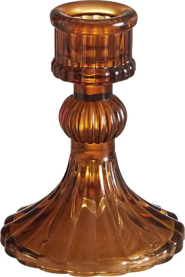 The Pioneer Woman Brown Glass Candleholder, Small