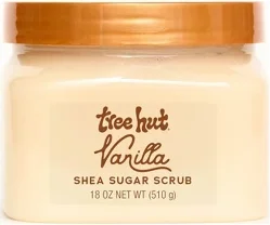 Tree Hut Shea Sugar Vanilla Body Scrub - 18oz: Paraben-Free, Sulfate-Free, Alcohol-Free, Vegan