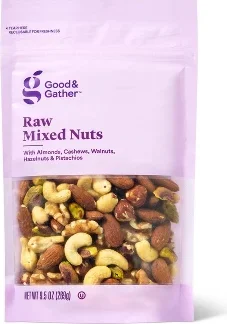 Unsalted Raw Mixed Nuts - 9.5oz - Good & Gather™