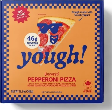 Yough! Uncured Pepperoni Frozen Pizza - 12.3 oz