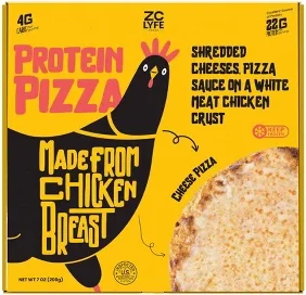 ZeroCarb LYFE High Protein Low Carb Gluten Free Thin Crust Frozen Cheese Pizza - 7.0oz