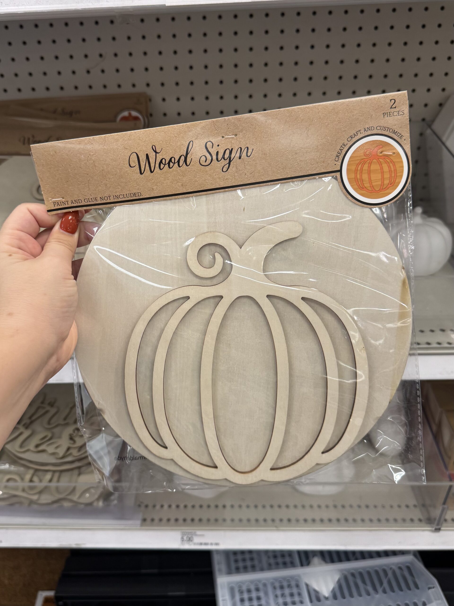 Wood Sign - in store
