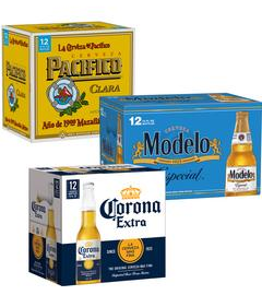 Modelo, Corona, or Pacifico
