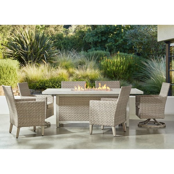 8. Member’s Mark Olympus Fire Dining Set 7-Piece