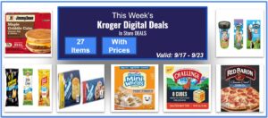 Kroger Weekly Digital Deals For You (In Store DEALS)