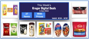 Kroger Weekly Digital Deals For You (In Store DEALS)