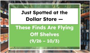 Just Spotted at the Dollar Store — These Finds Are Flying Off Shelves (10/3 – 10/10)