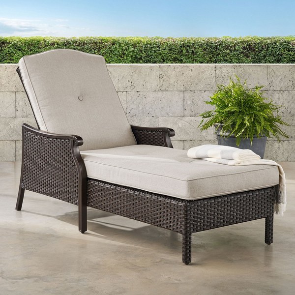 11. Member’s Mark Heritage Cushioned Chaise Lounger