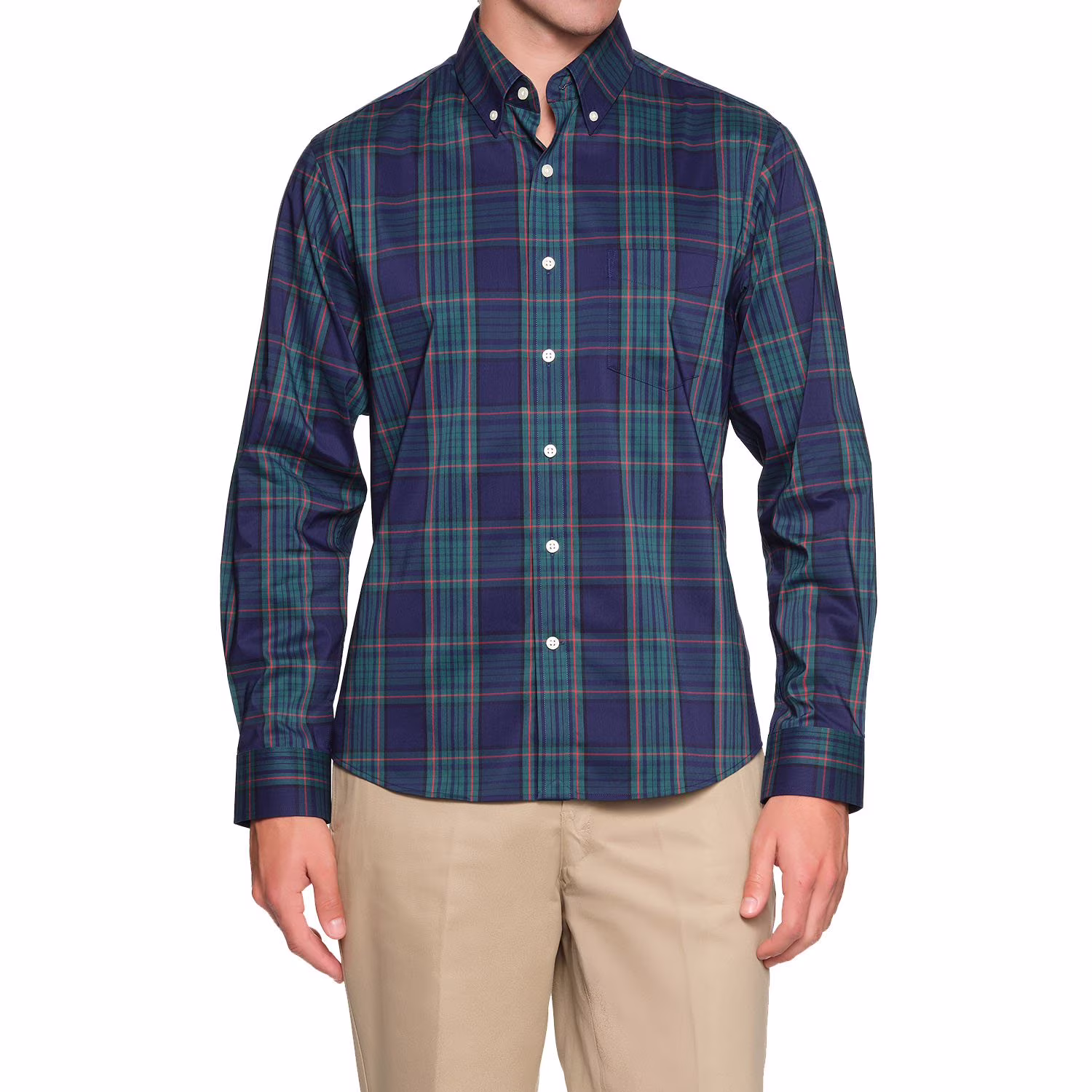 Lands' End Men's Button Up Shirt
