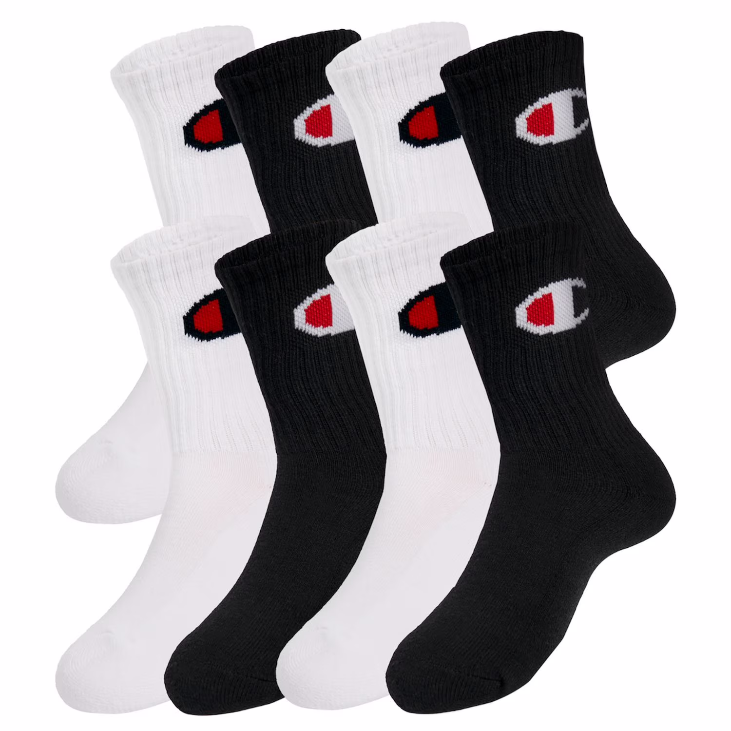 Champion Kids 8-Pack Crew Sock