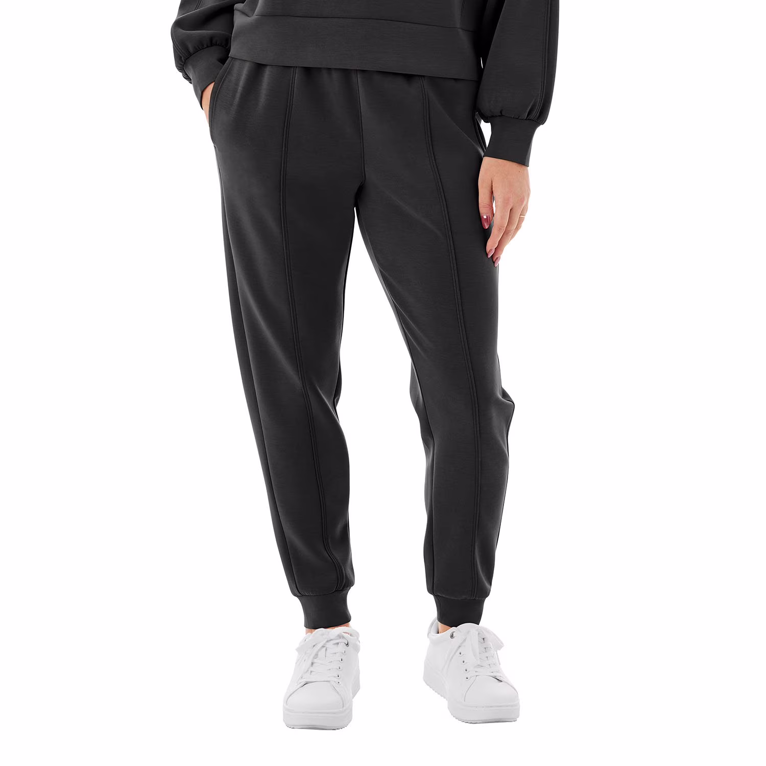 Member's Mark Women's Sandwash Front Seam Piping Jogger