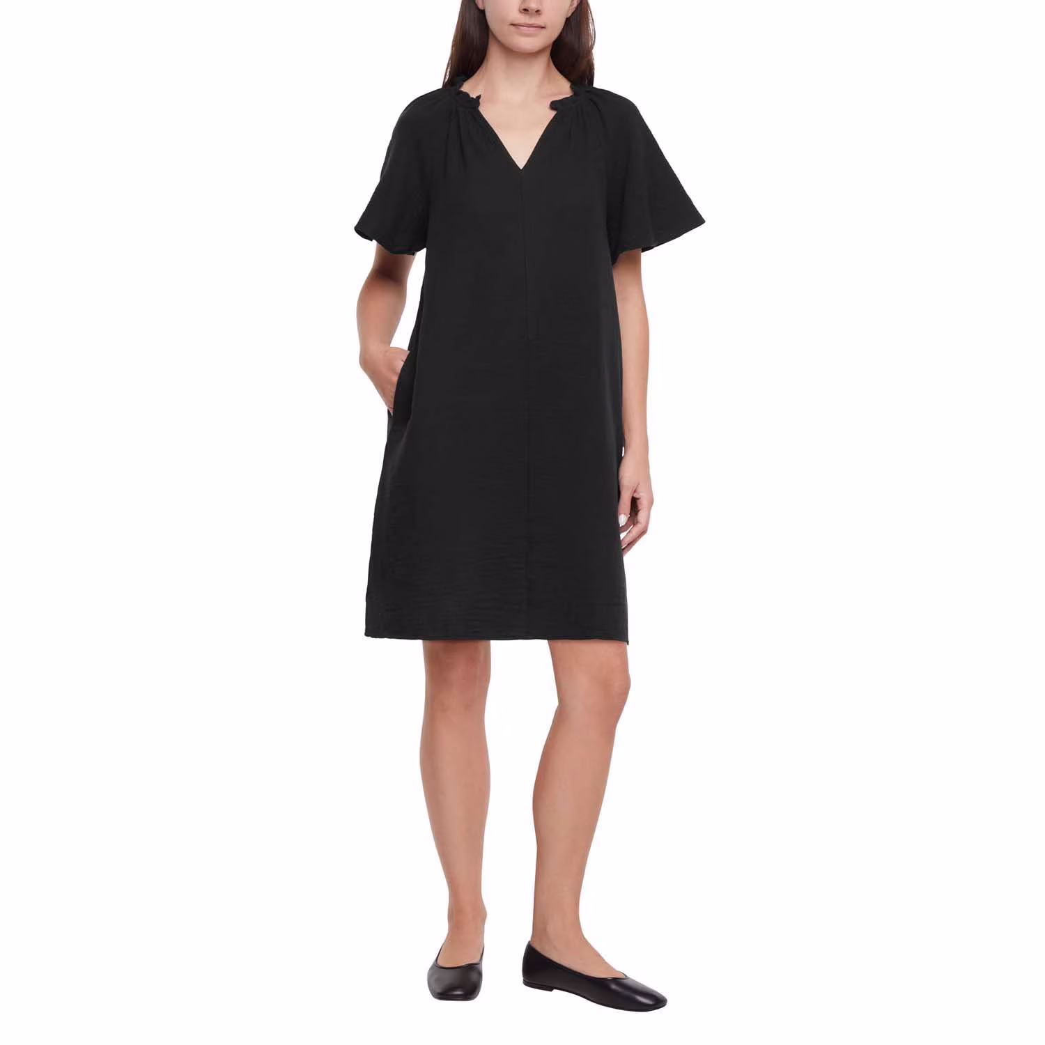 Gap Women's Gauze Pop-Over Dress