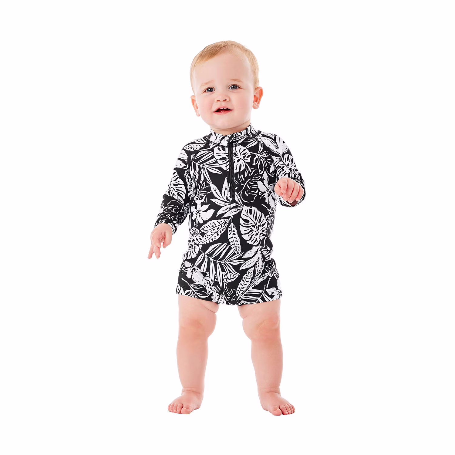 Member's Mark Baby Boys Rashguard One-Piece Swimsuit