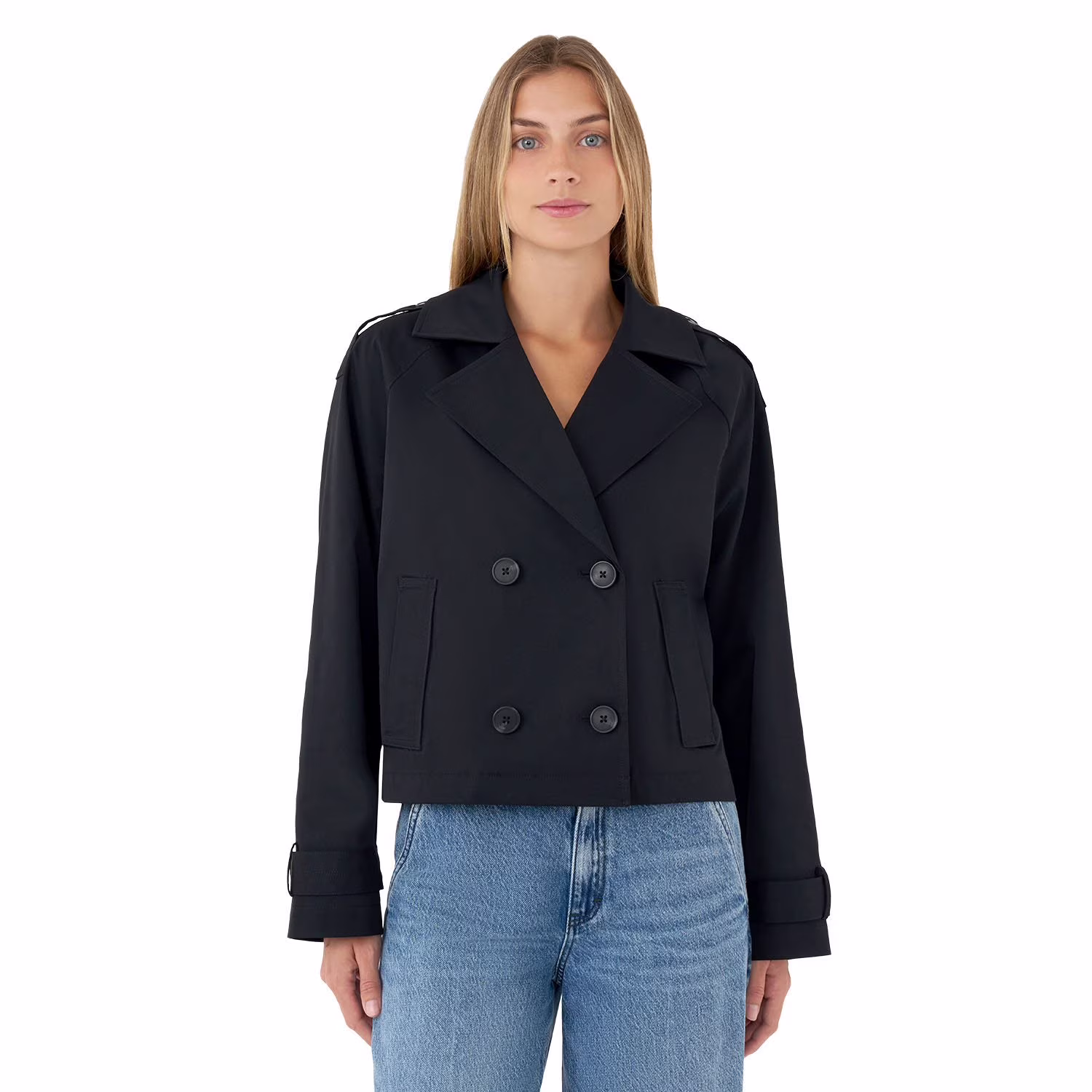 Rebecca Minkoff Women's Cropped Trench Coat
