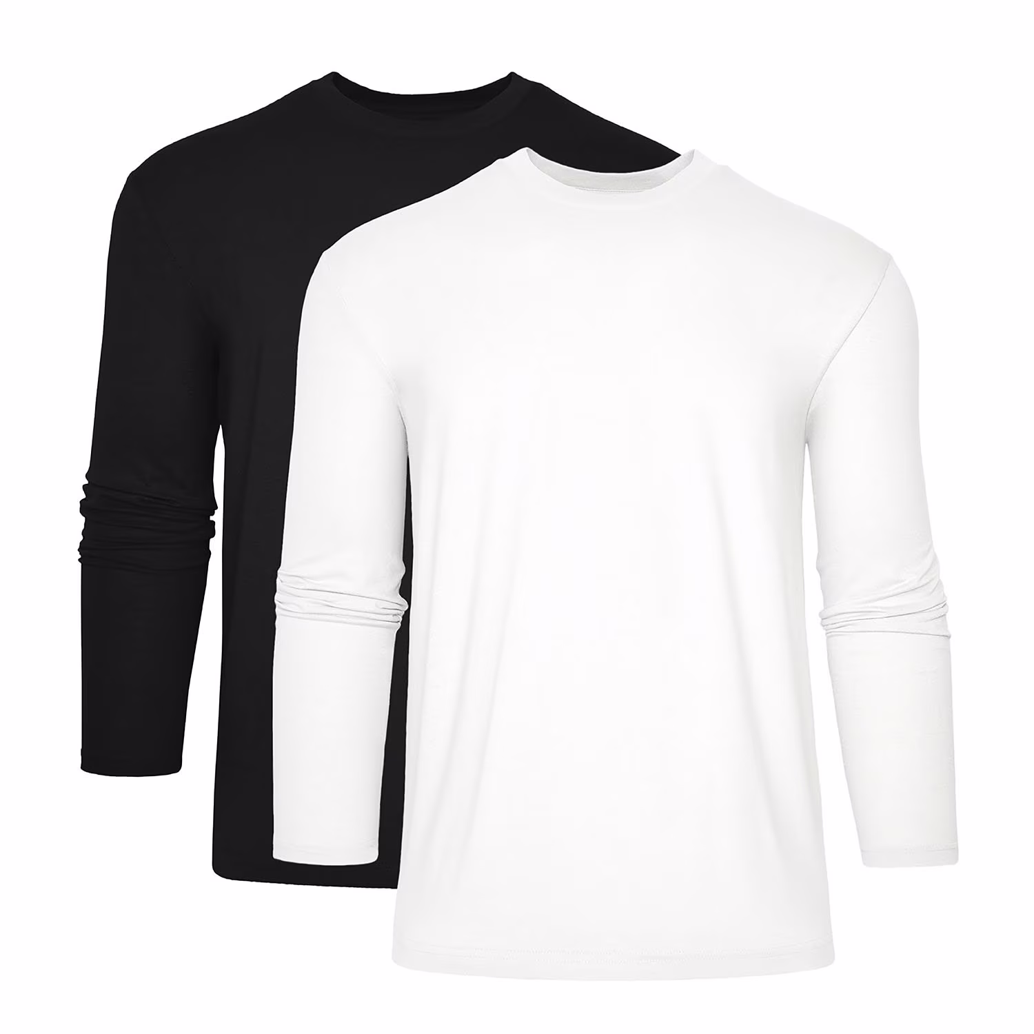 True Classic Men's 2-Pack Long Sleeve Crewneck T-Shirt