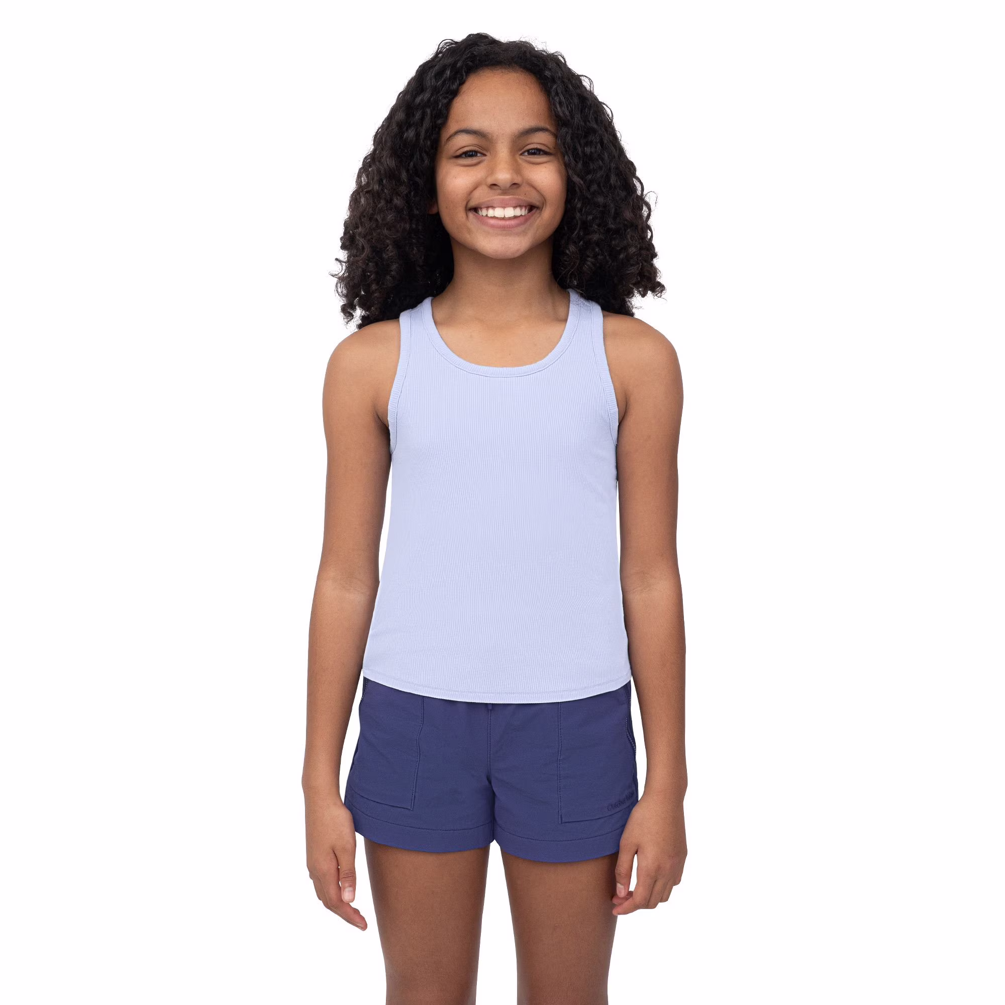 Outdoor Voices Girls Ribbed Tank Top