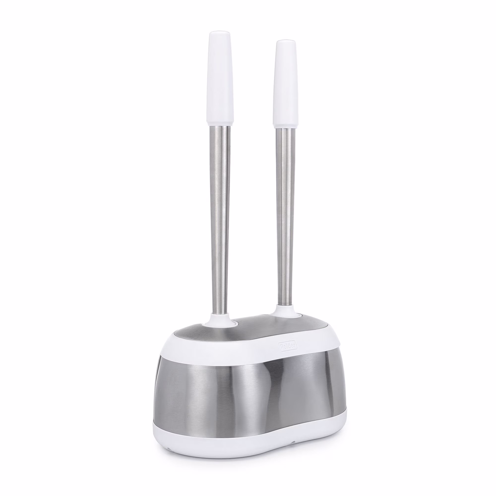 Polder Dual Toilet Brush and Plunger Caddy
