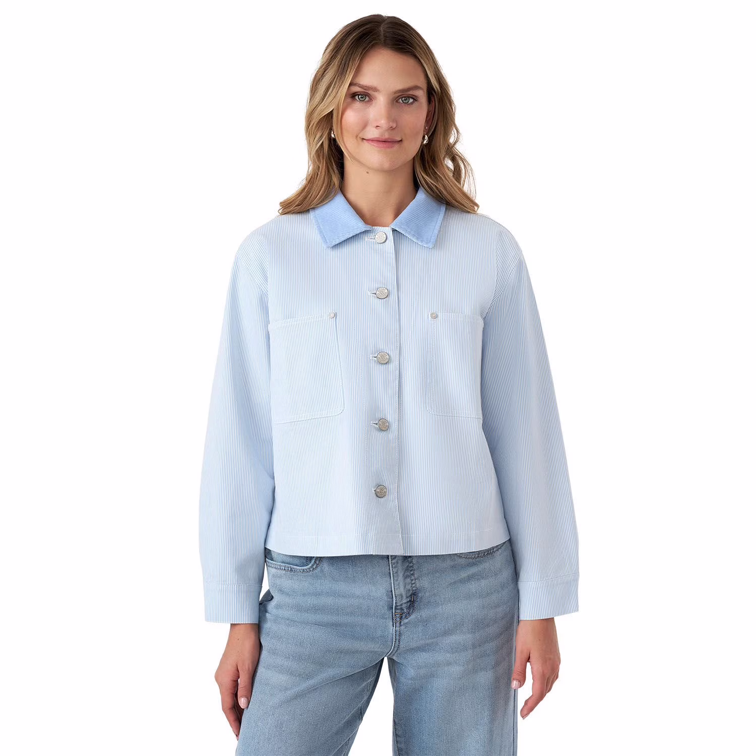 Edited by Hunter McGrady Women's Cropped Chore Jacket