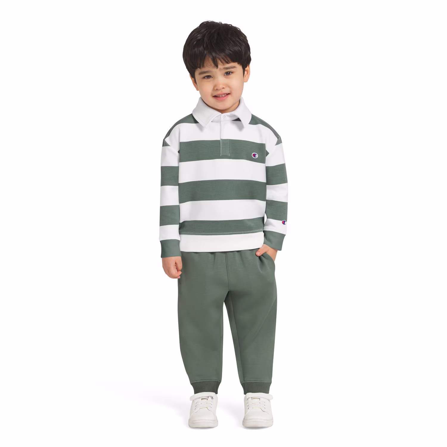 Champion Toddler Boys 2-Piece Rugby Polo & Pants Set