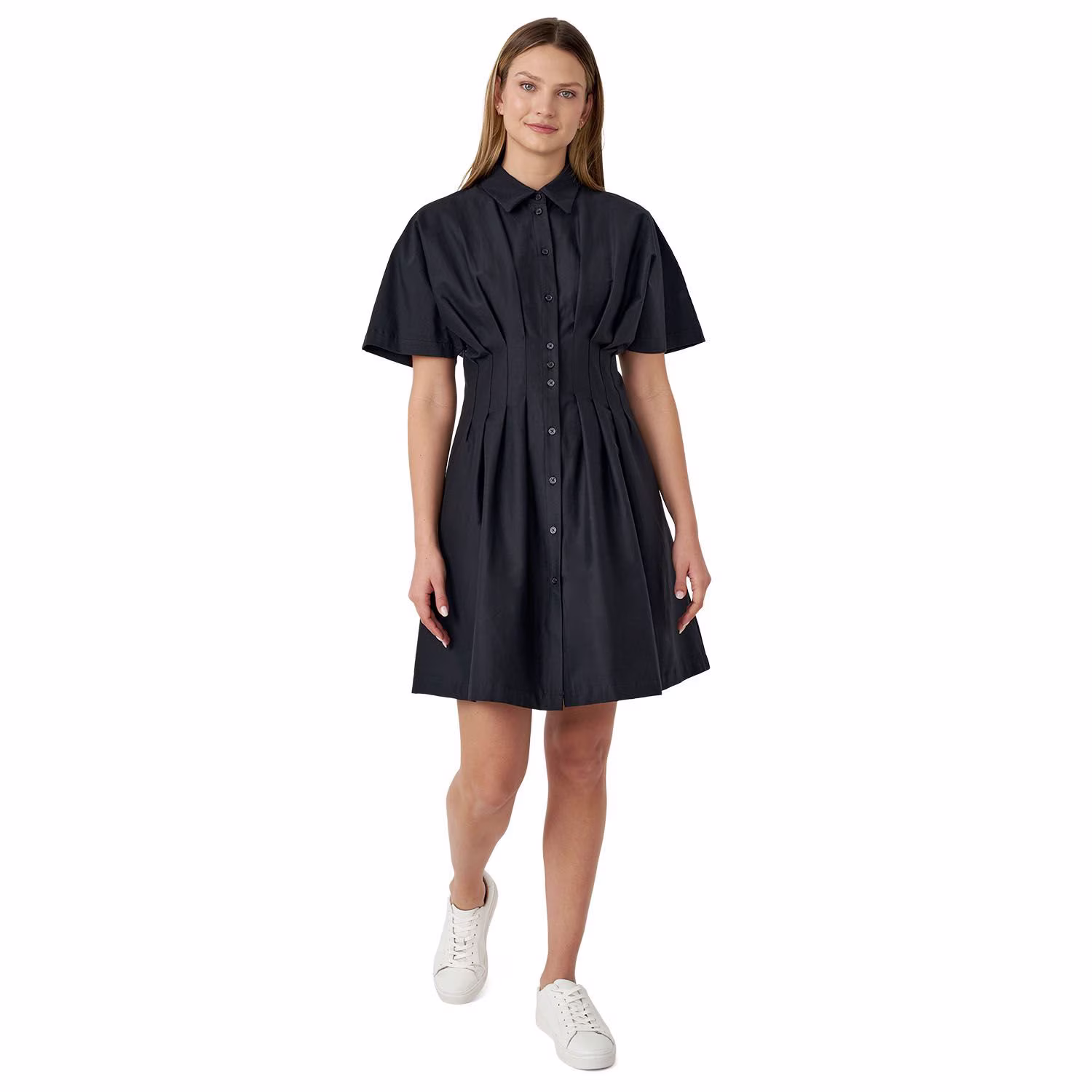 Edited by Hunter McGrady Women's Pleated Shirt Dress