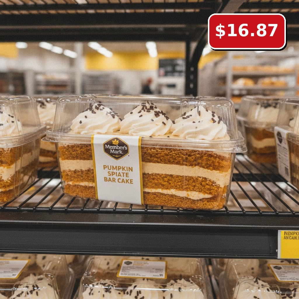 Member's Mark PUMPKIN SPICE LATTE BAR CAKE